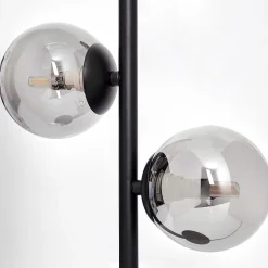 Lampe De Table Remaisnil Noir, 2 Lumieres