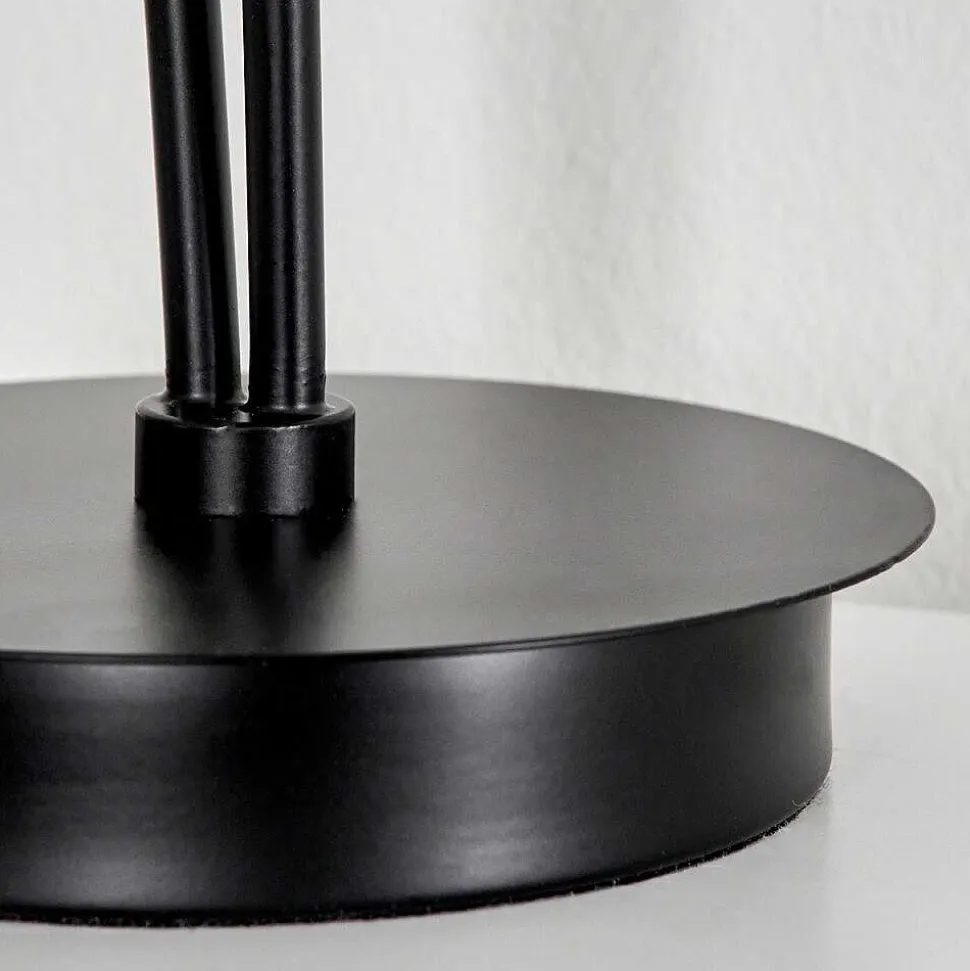Lampe De Table Salamonde Noir, 2 Lumieres