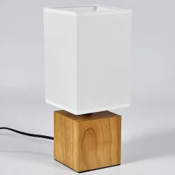Lampe De Table Talco Ecru, 1 Lumiere