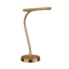 Lampe De Table Trio Curtis Led Laiton, 1 Lumiere