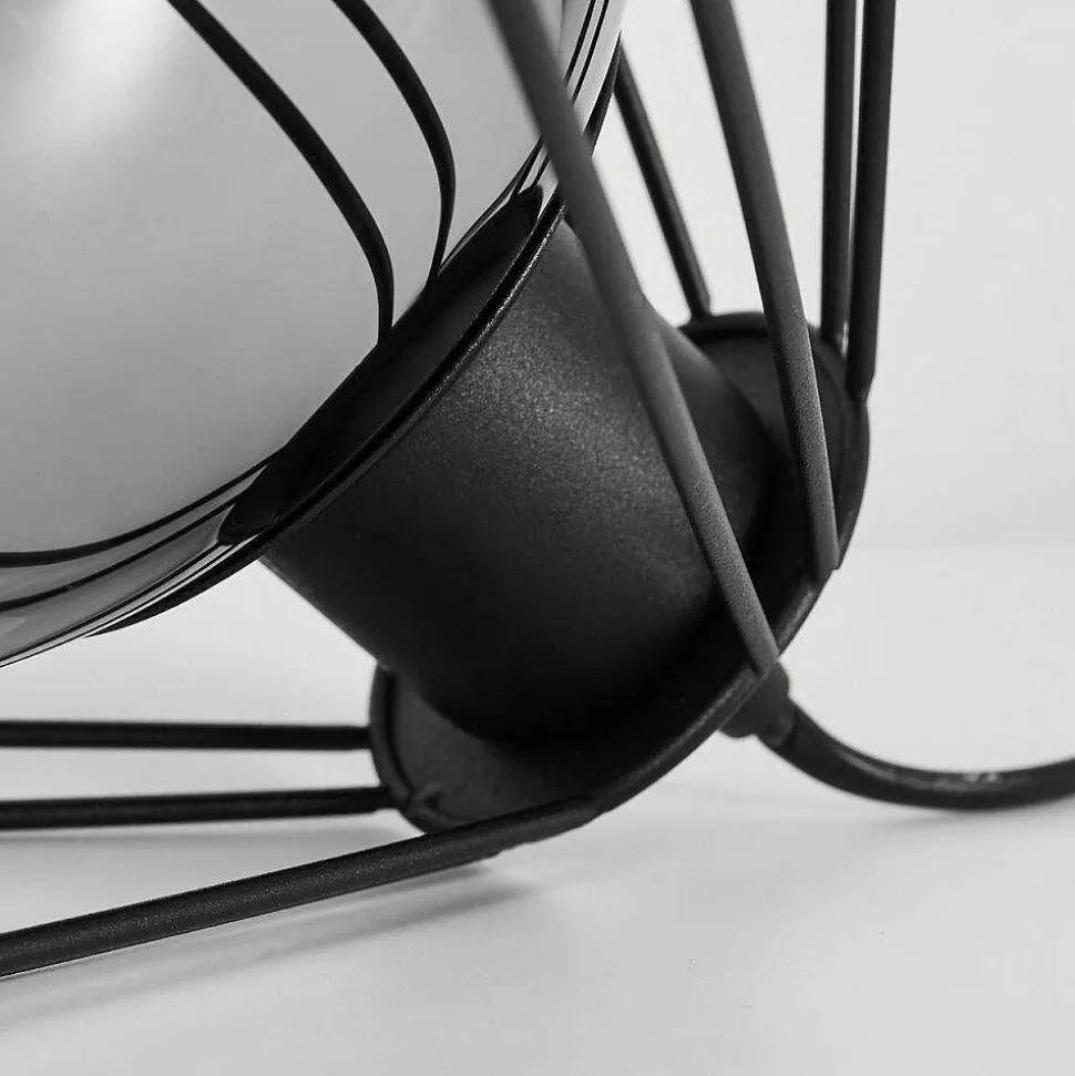 Lampe De Table Uarau Noir, 1 Lumiere