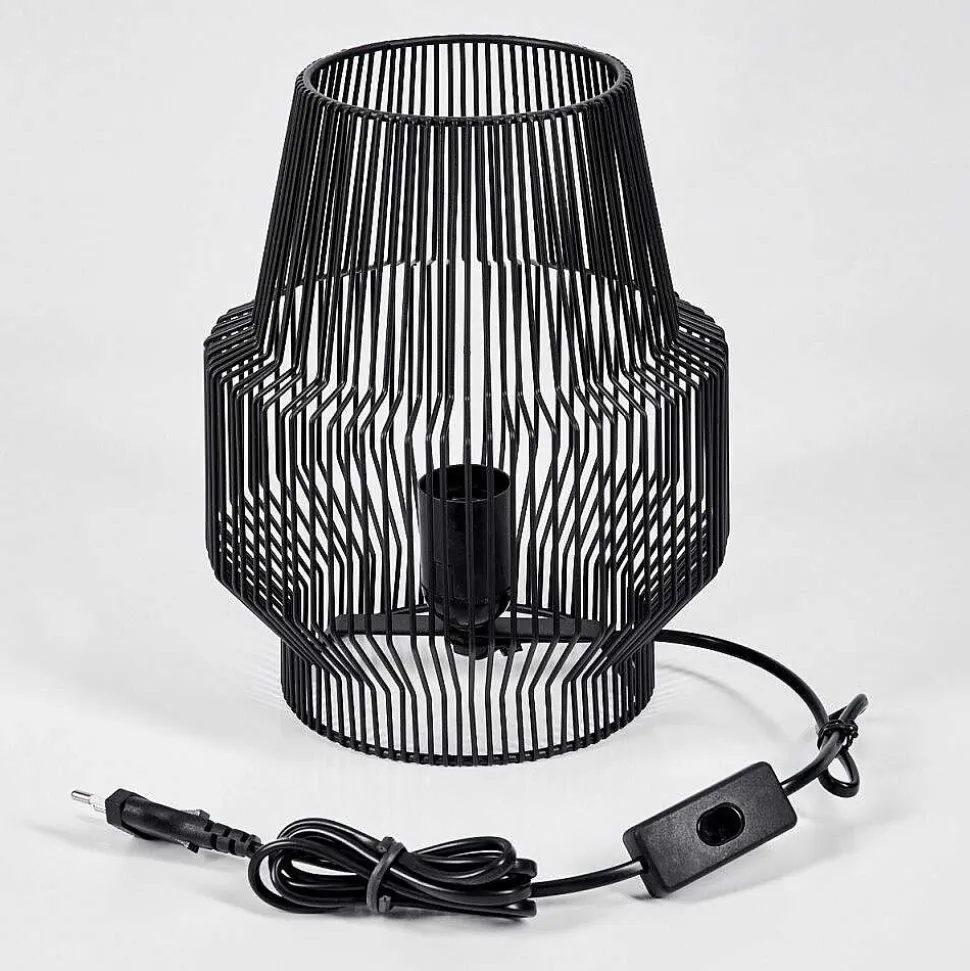 Lampe De Table Wemude Noir, 1 Lumiere