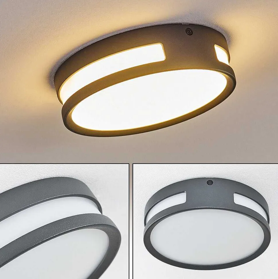 Lampe D'Exterieur Chiavari Led Anthracite, 1 Lumiere