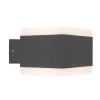 Lampe D'Exterieur Globo Slice Led Anthracite, 1 Lumiere, Changeur De Couleurs