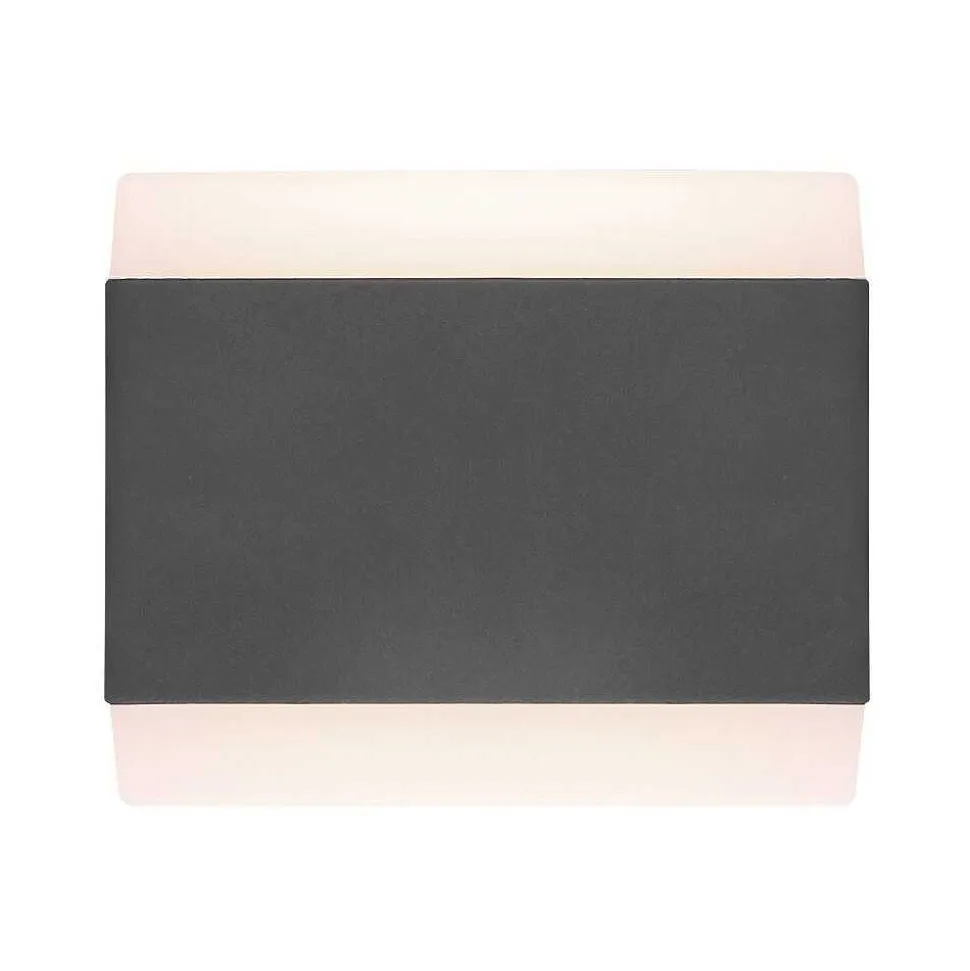 Lampe D'Exterieur Globo Slice Led Anthracite, 1 Lumiere, Changeur De Couleurs