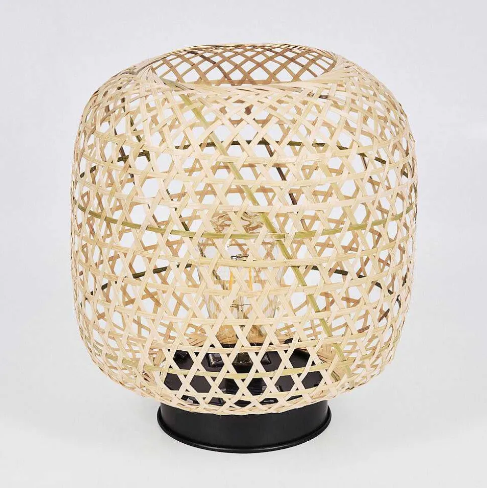 Lampe Solaire Conneaut Led Bois Clair, Noir, 1 Lumiere