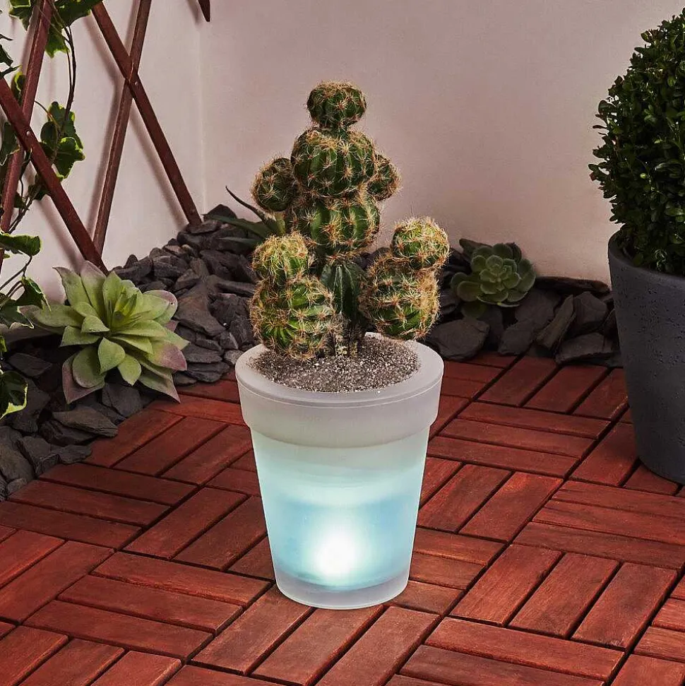 Lampe Solaire Dimouri Led Blanc, 4 Lumieres