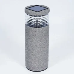 Lampe Solaire Mesabolo Led Gris, Noir, 1 Lumiere