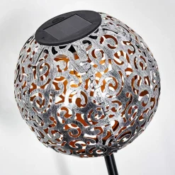 Lampe Solaire Paradiski Led Noir, 1 Lumiere