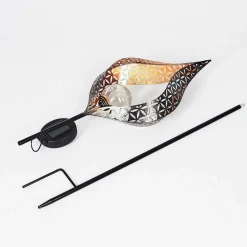 Lampe Solaire Rovinj Led Cuivre, Noir, 1 Lumiere