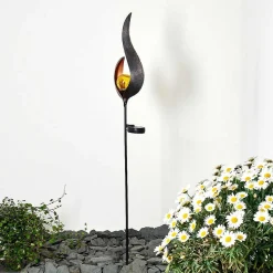 Lampe Solaire Rovinj Led Anthracite, Cuivre, 1 Lumiere