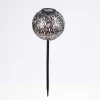 Lampe Solaire Samoao Led Cuivre, Noir, Argente, 1 Lumiere