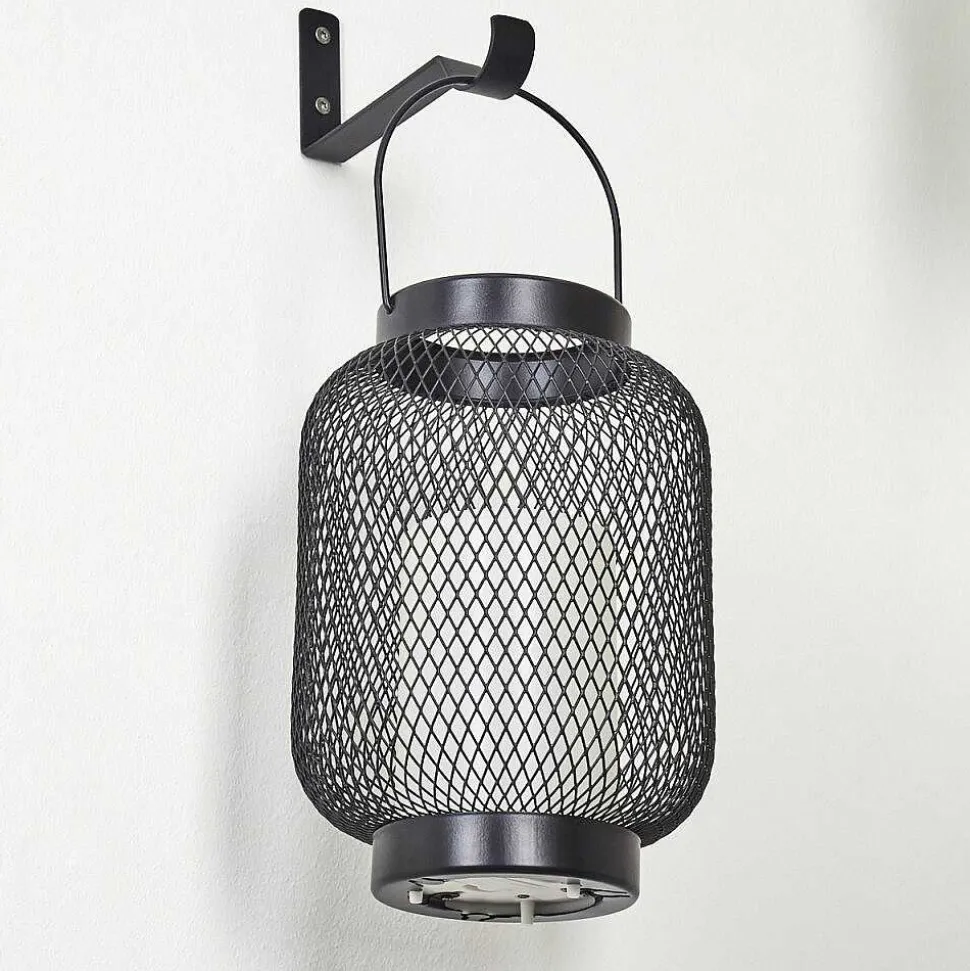 Lampe Solaires Anjullan Led Noir, 1 Lumiere