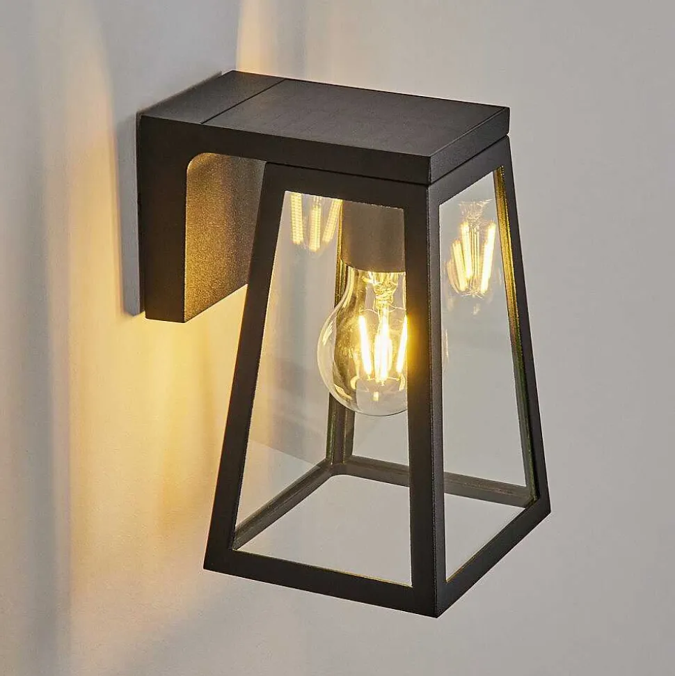 Lampe Solaires Juanico Led Noir, 1 Lumiere