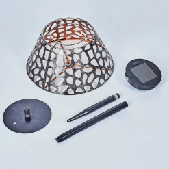 Lampe Solaires Moreland Led Noir, 1 Lumiere