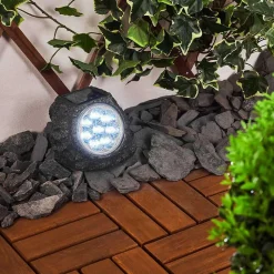 Lampe Solaires Sameo Led Brun, 8 Lumieres