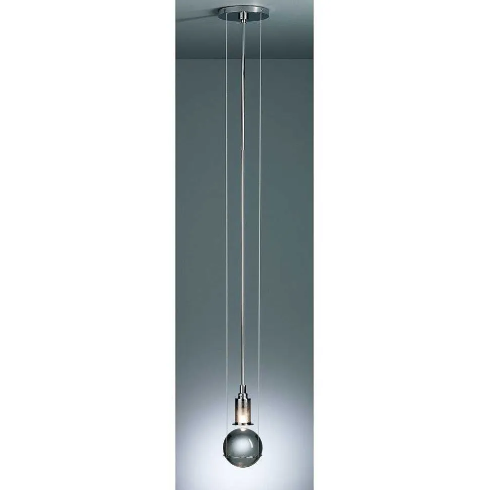 Le Tre Streghe Tecnolumen Lampe Pendante Led Chrome, 1 Lumiere
