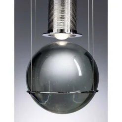 Le Tre Streghe Tecnolumen Lampe Pendante Led Chrome, 1 Lumiere