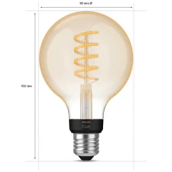 Led E27 7 Watt 2200 - 4500 Kelvin 550 Lumen Philips Hue White Ambiance