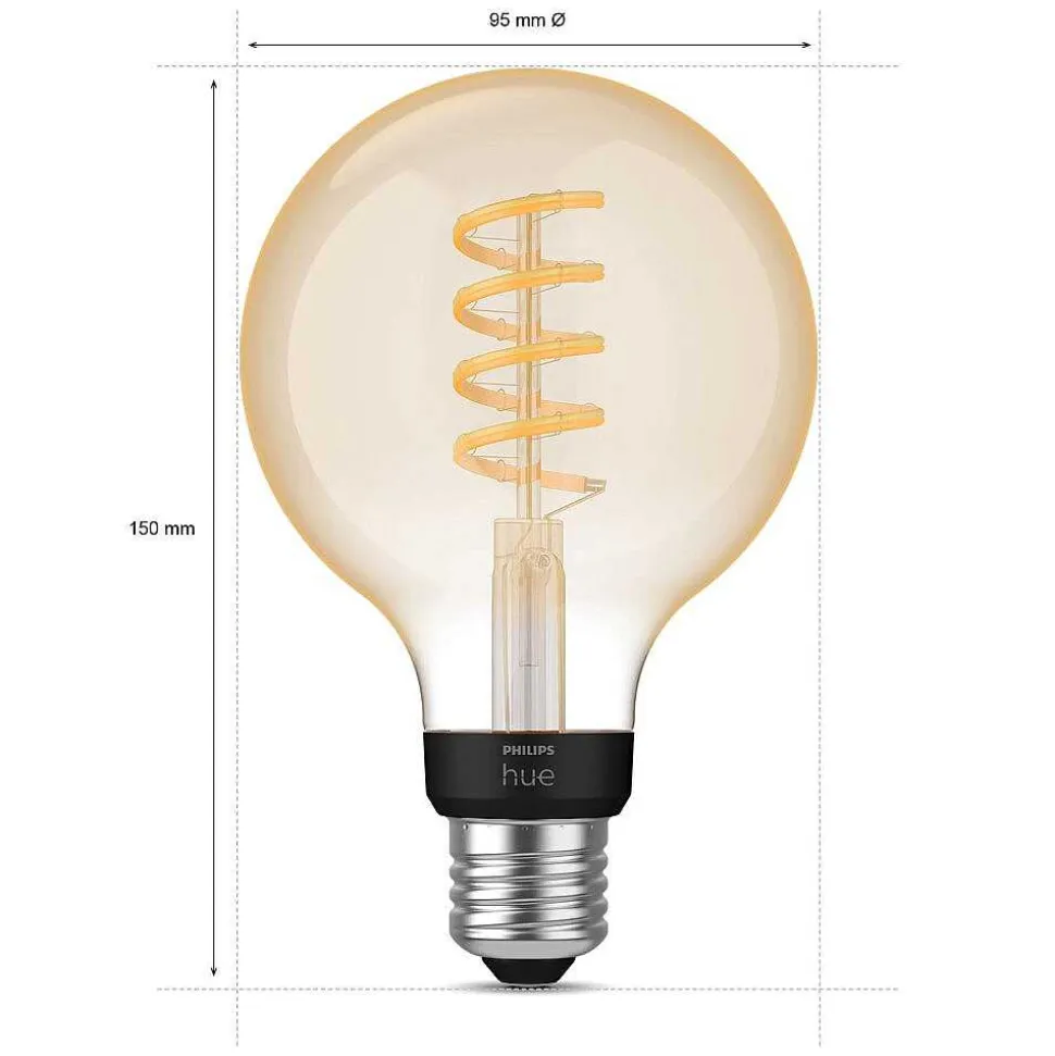 Led E27 7 Watt 2200 - 4500 Kelvin 550 Lumen Philips Hue White Ambiance