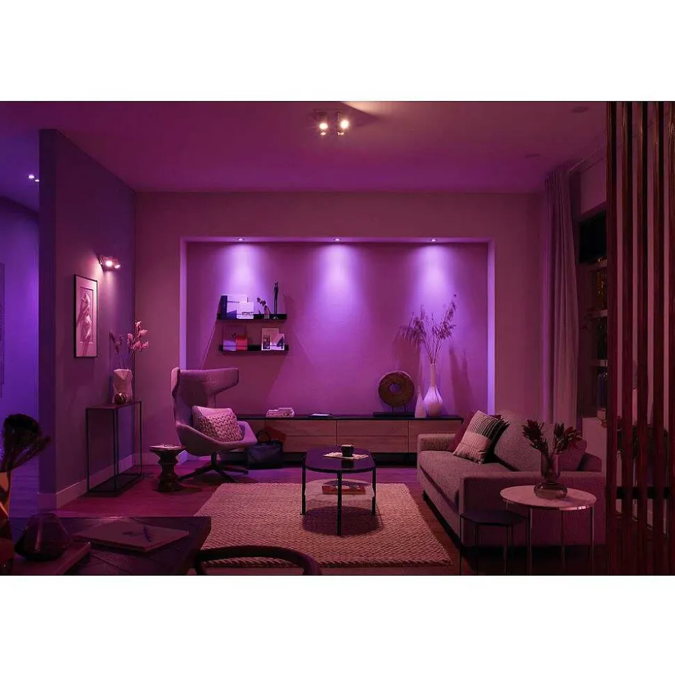 Led Gu10 4,3 Watt 2000 - 6500 Kelvin 230 Lumen Philips Hue White & Color Ambiance