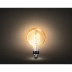 Led White Filament Globe E27 7 Watt 2100 Kelvin 600 Lumen Philips Hue