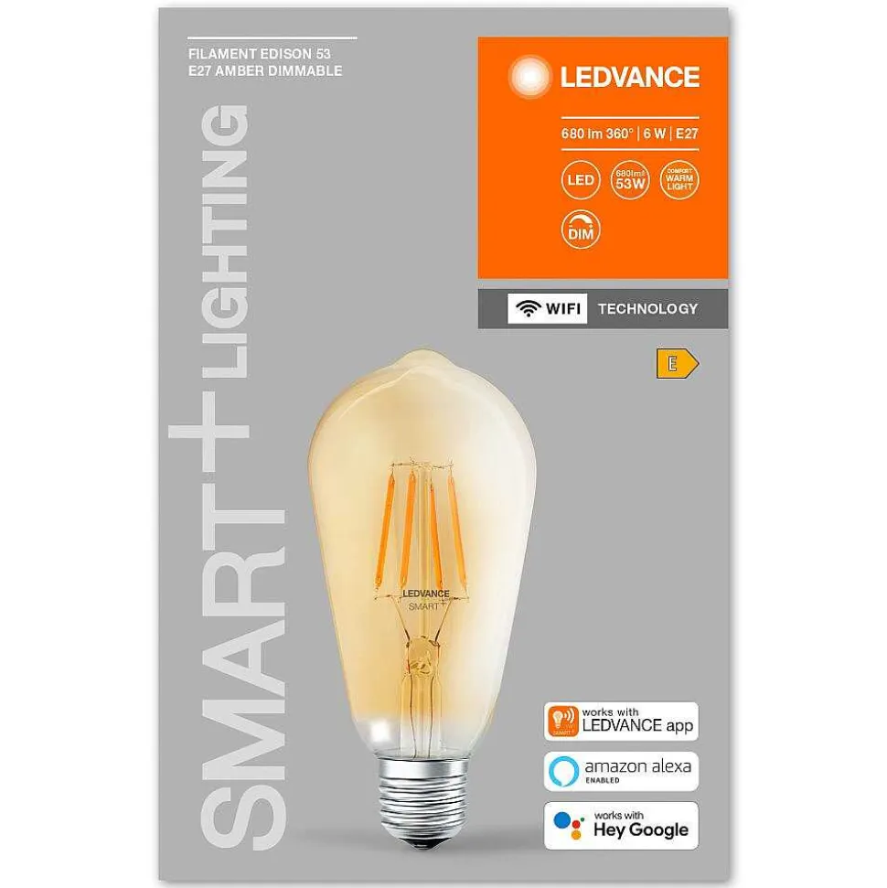 Ledvance Smart+ Wifi Led E27 6 Watt 2400 Kelvin 680 Lumen