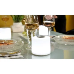 Lot De 2 Lampes Solaires Lutec Noma Led Blanc, 2 Lumieres, Changeur De Couleurs