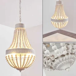 Lustre Ararat Blanc, 3 Lumieres