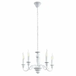 Lustre Eglo Caposile Blanc, 5 Lumieres