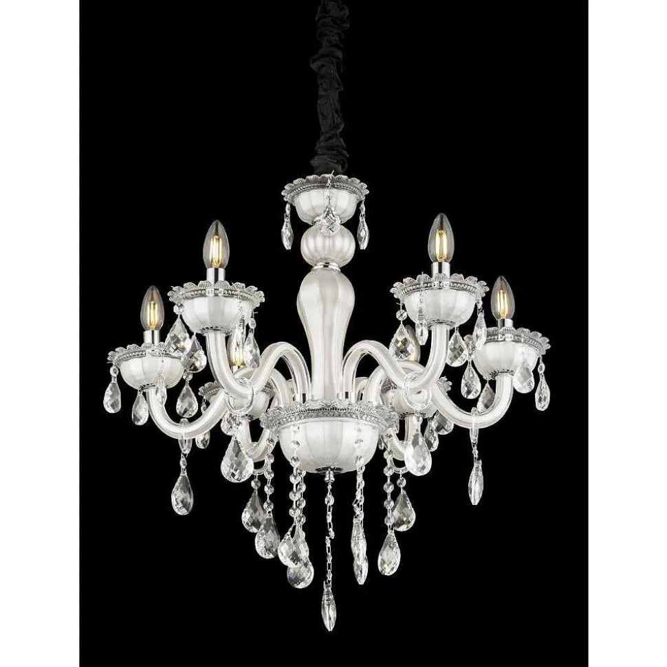 Lustre Globo Blanc, 6 Lumieres