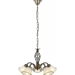 Lustre Globo Blanc, 5 Lumieres