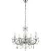 Lustre Globo Cuimbra Ii Transparent, 5 Lumieres