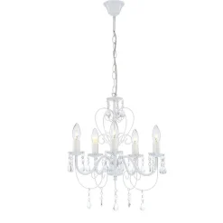 Lustre Globo Pinja Blanc, 5 Lumieres