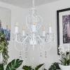 Lustre Ksim Blanc, 5 Lumieres