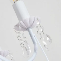 Lustre Ksim Blanc, 5 Lumieres