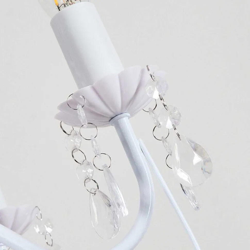 Lustre Ksim Blanc, 5 Lumieres