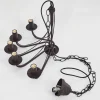 Lustre Oulandou Noir, 5 Lumieres