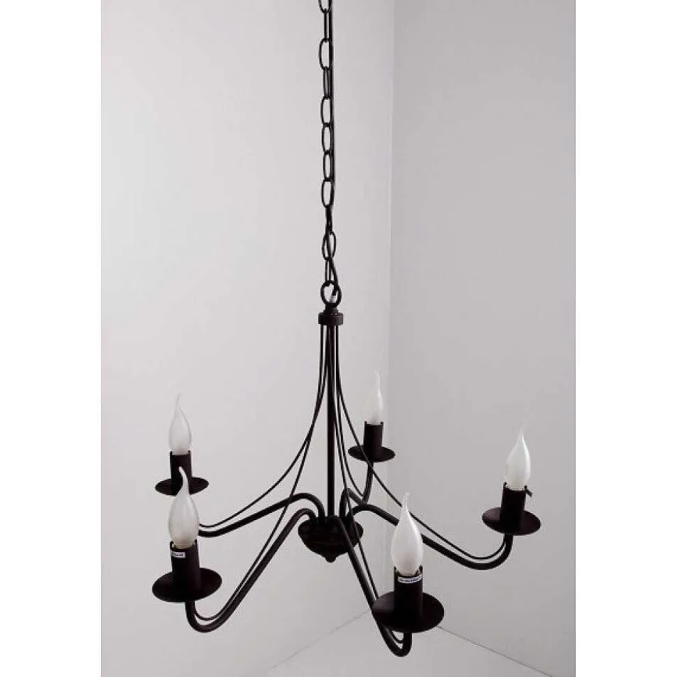Lustre Reality Rouille, 5 Lumieres