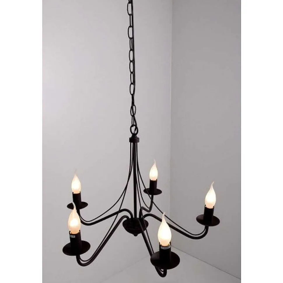 Lustre Reality Rouille, 5 Lumieres