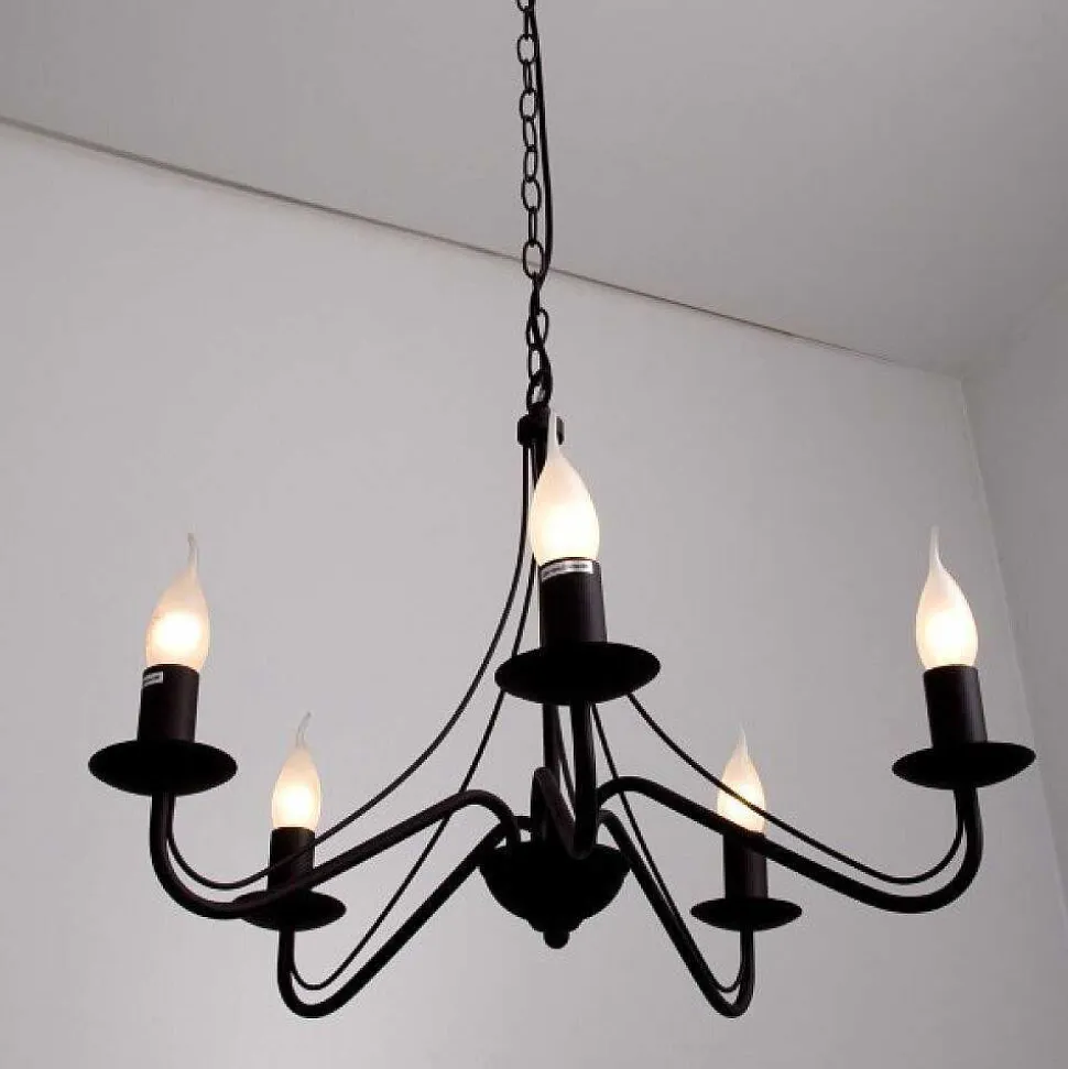 Lustre Reality Rouille, 5 Lumieres