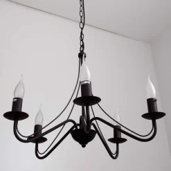 Lustre Reality Rouille, 5 Lumieres