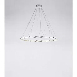 Lustre Serien Lighting Zoom Led Acier Inoxydable, 1 Lumiere