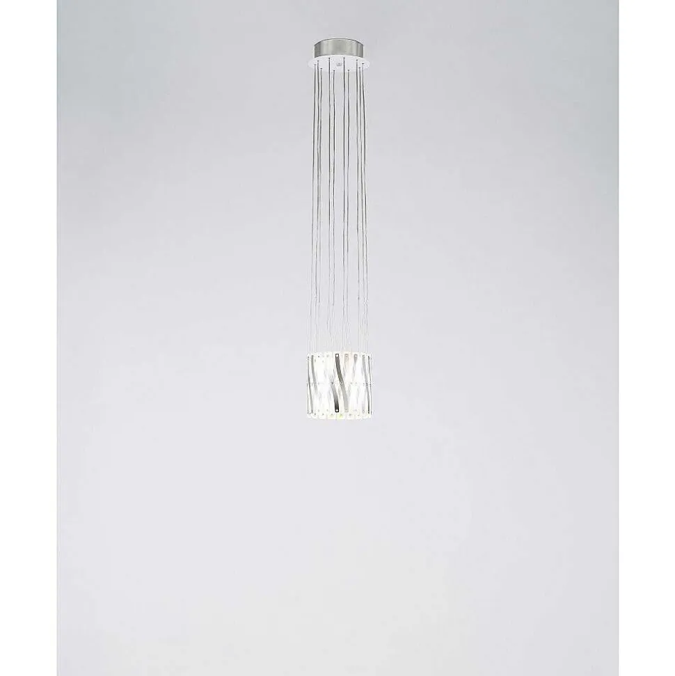 Lustre Serien Lighting Zoom Led Acier Inoxydable, 1 Lumiere