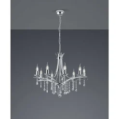 Lustre Trio Leuchten Lucerna Chrome, 8 Lumieres