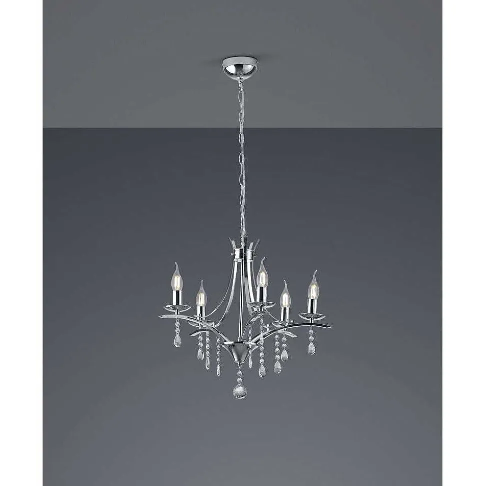 Lustre Trio Leuchten Lucerna Chrome, 5 Lumieres