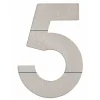 Numeros De Maison 5 Albert 925 Acier Inoxydable
