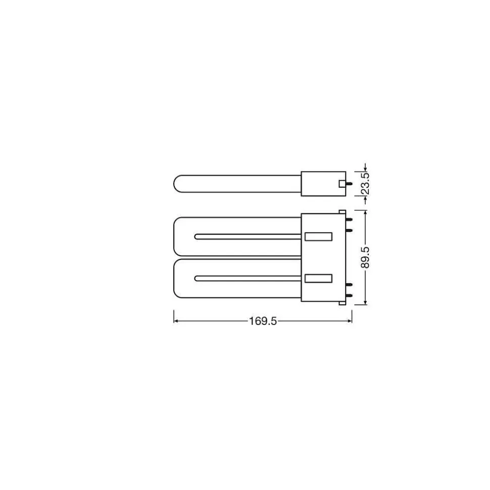 Osram Dulux 2G10 12 Watt 3000 Kelvin 1350 Lumen
