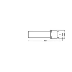 Osram Dulux G23 3,5 Watt 4000 Kelvin 400 Lumen