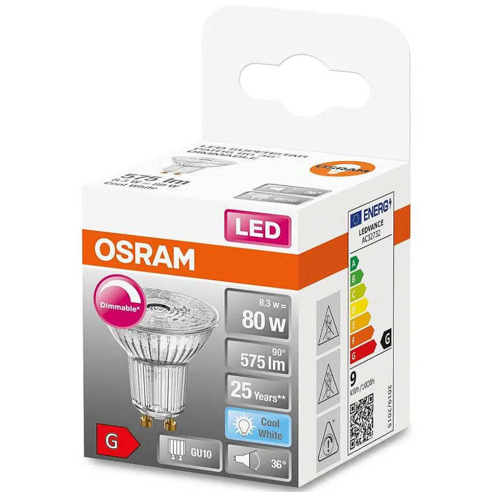 Osram Led Superstar Gu10 8,3 Watt 4000 Kelvin 575 Lumen